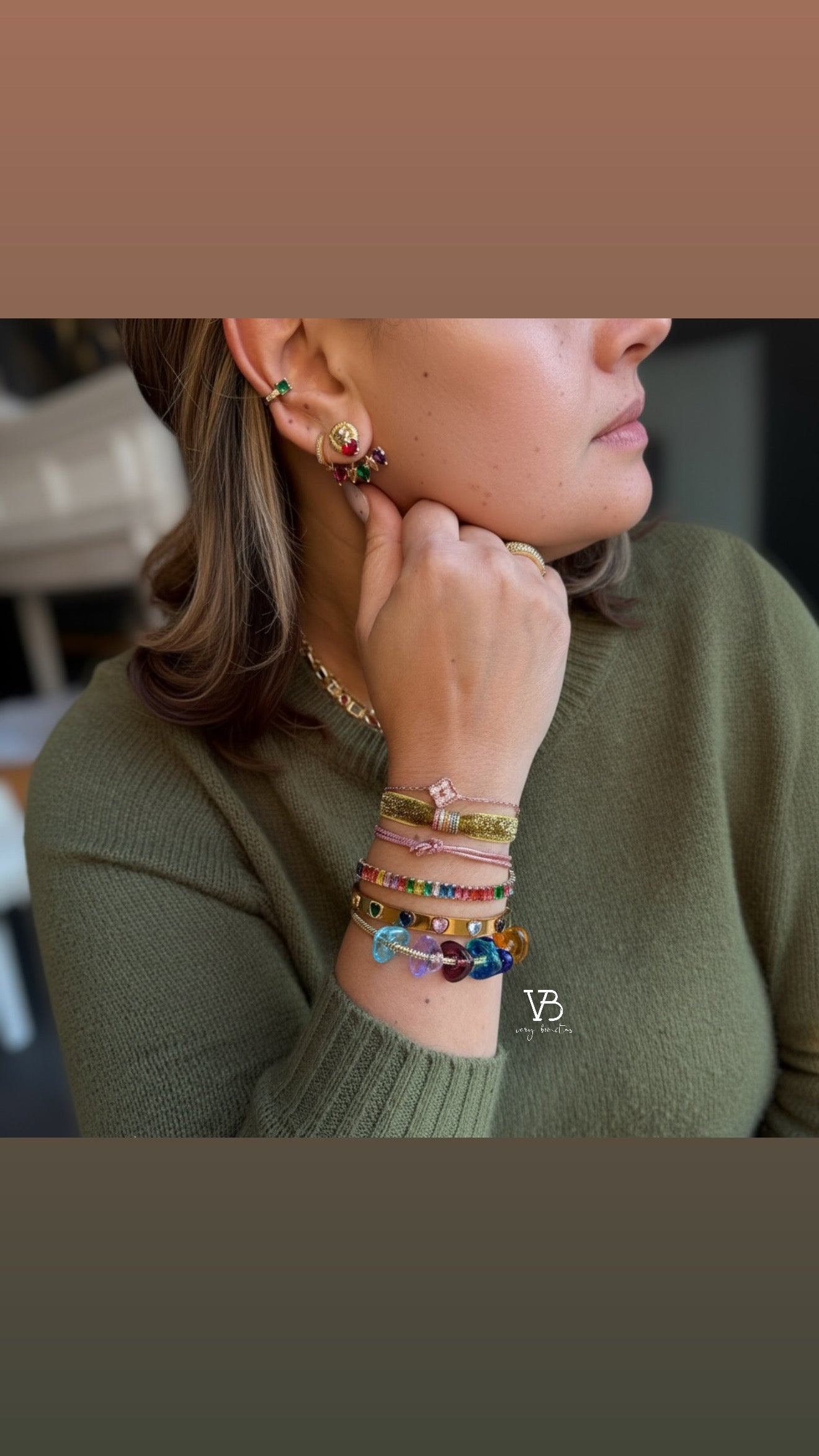 Heart colors Braelet