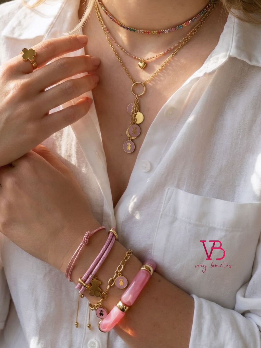 Ositos pink bracelet