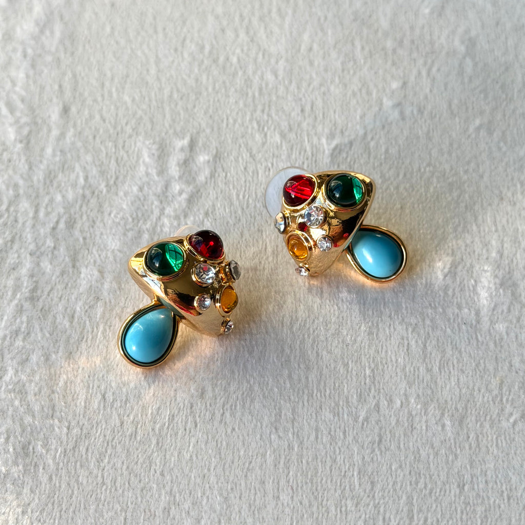 Hongo de cristales earring