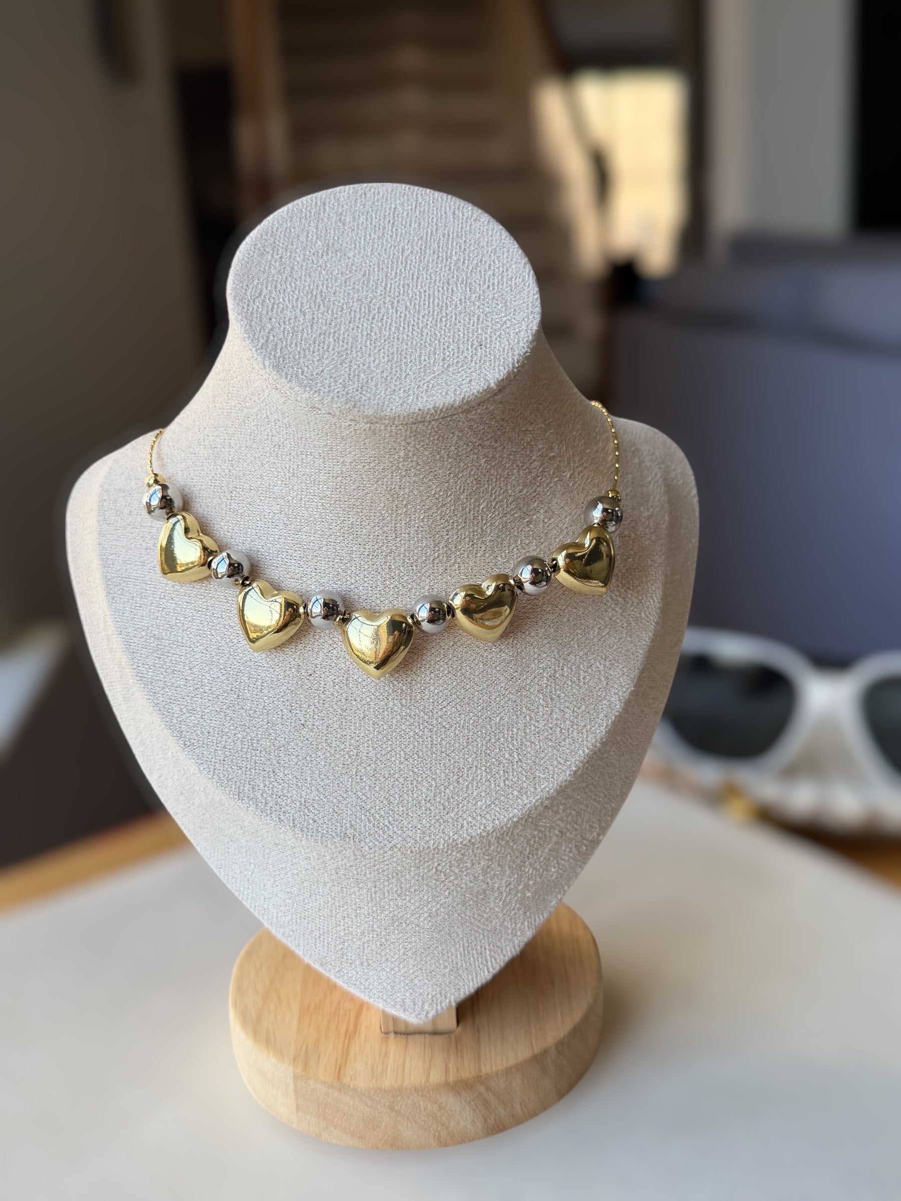 Multi heart Necklace