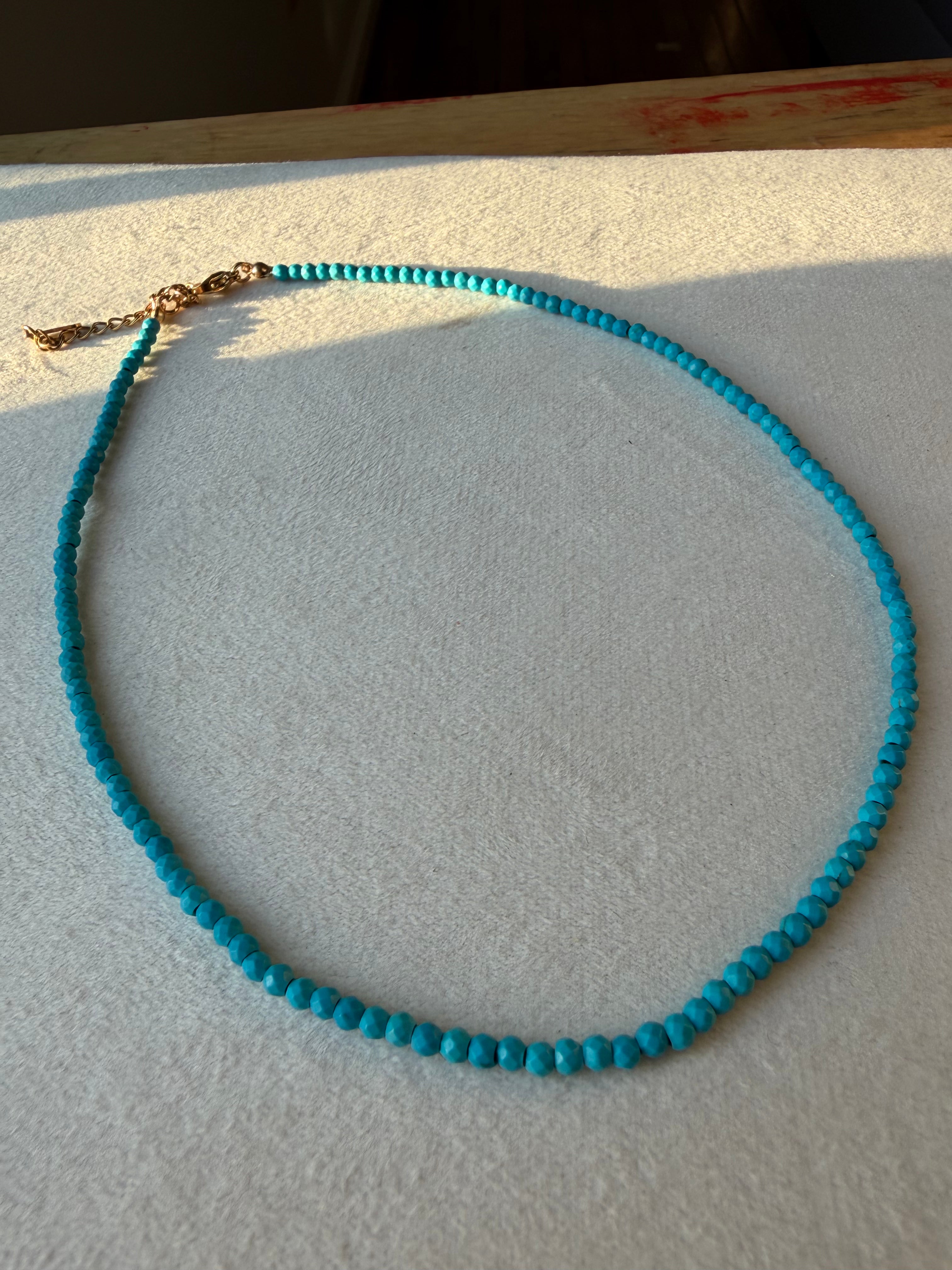 Mini natural stone necklace