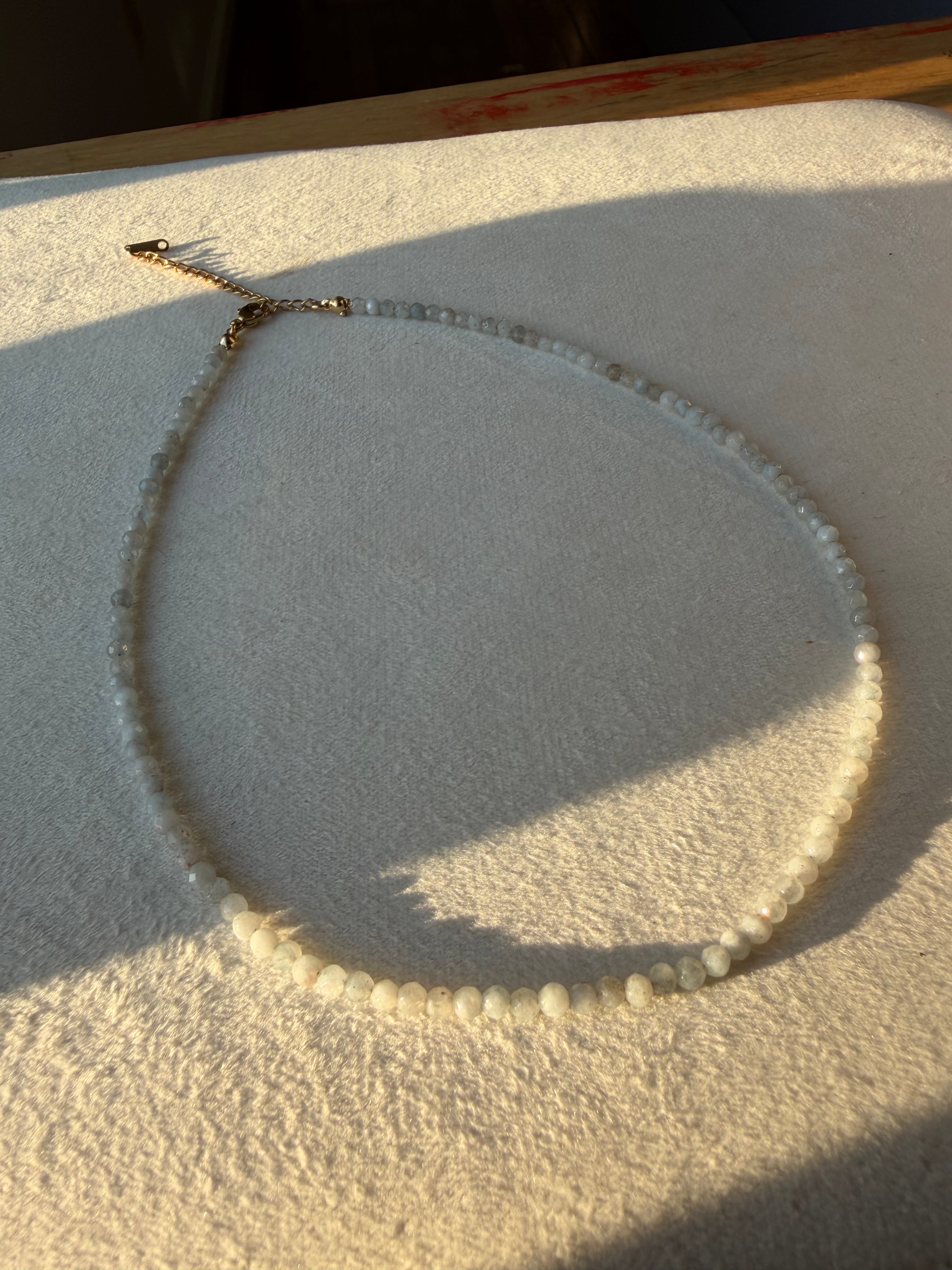 Mini natural stone necklace