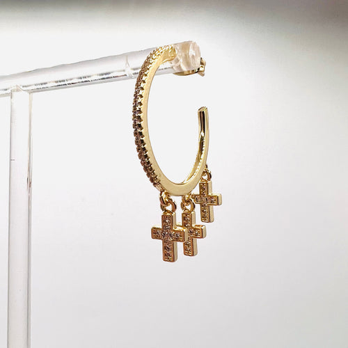 Dijes argollas Earring