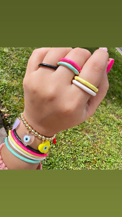Enamel full color Ring