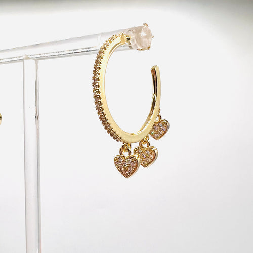 Dijes argollas Earring