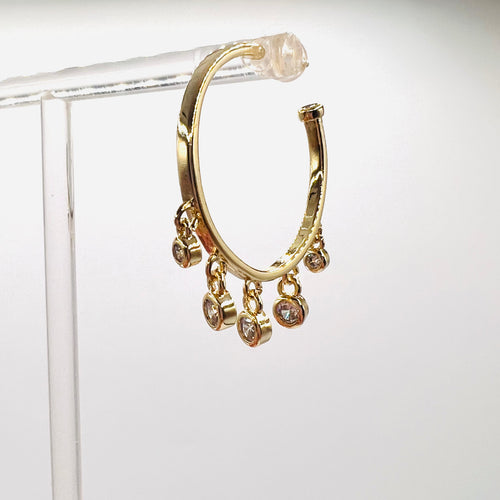 Dijes argollas Earring