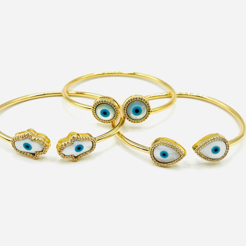 Gold Eye Bracelet