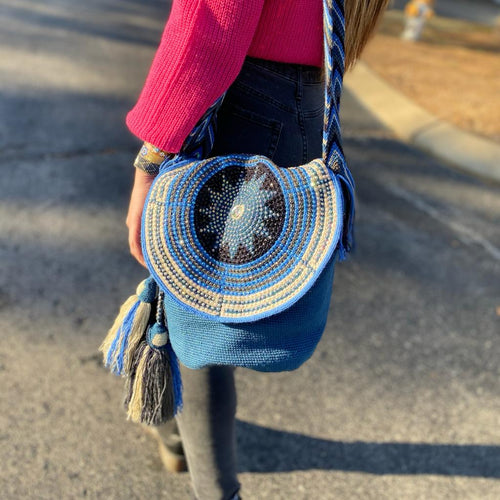 Blue Crista Wayu Bag