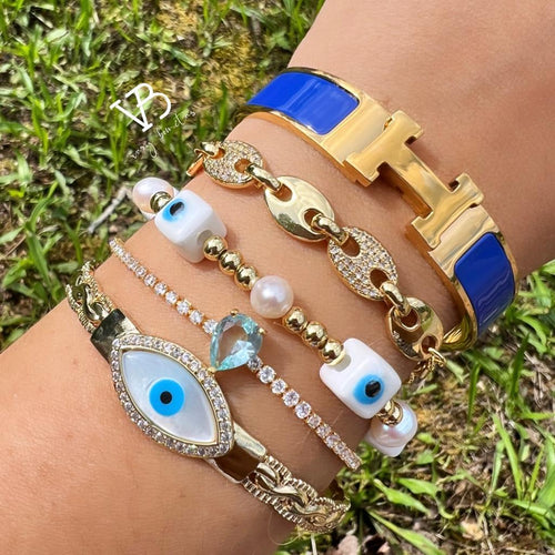 New Eye Gold Bracelet