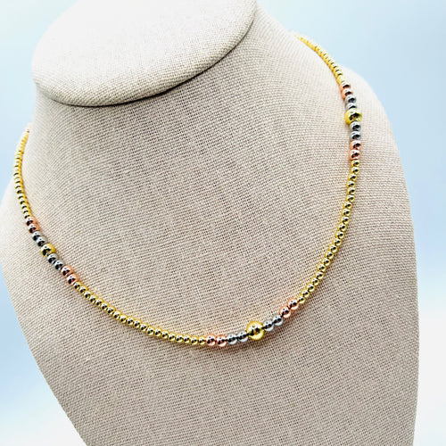 Trío Oro balin Necklace