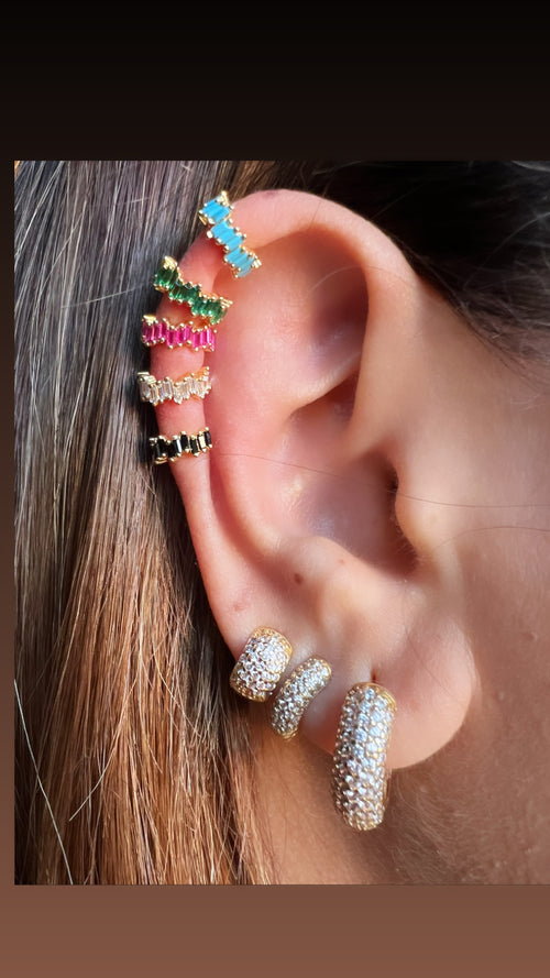 Mini cristal earcuff