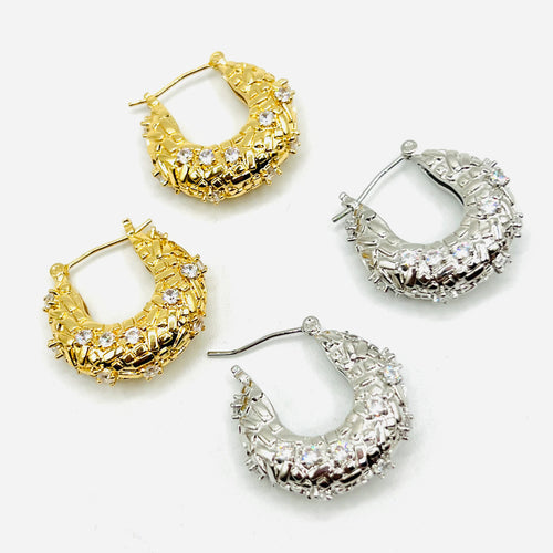 Cristal argolla Earring