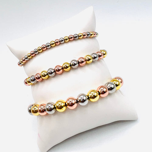 Trío de oros balín Bracelet