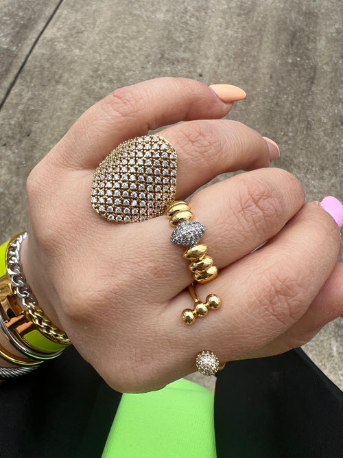 Gold and Silver Ring