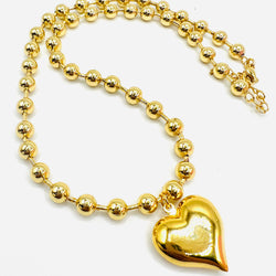 Heart balín Necklace