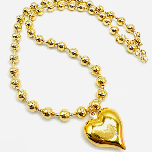 Heart balín Necklace