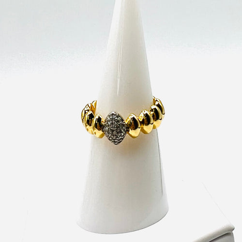 Gold and Silver Ring