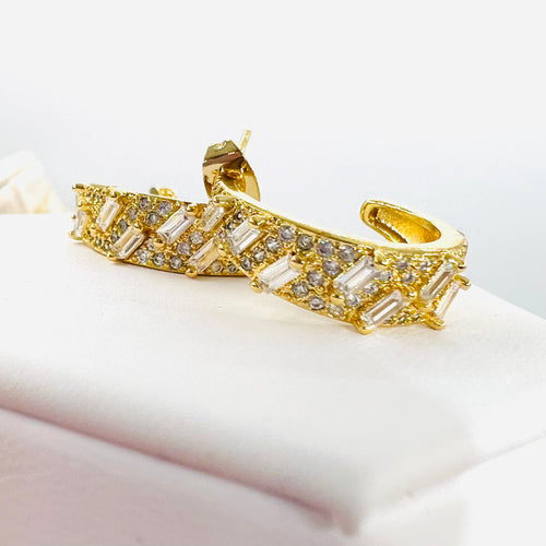 Cristal circon earring