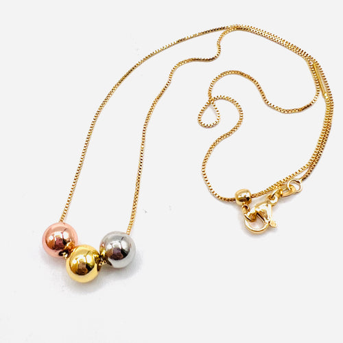 Trío de oros balín Bracelet