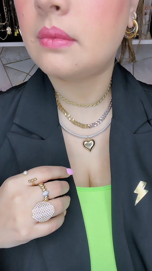 Heart gold Necklace